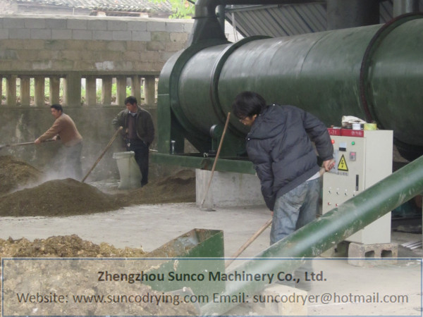 Chicken Manure Dryer in Sichuan