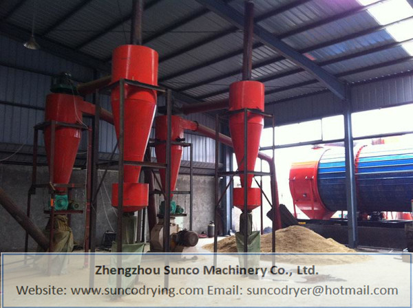 Rotary Wood Chip Dryer Machine, wood chip drying machine