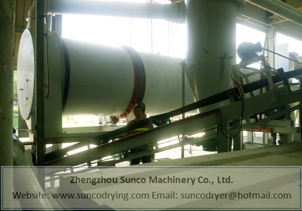 sand drying method, sand drying machine, sand rotary dryers