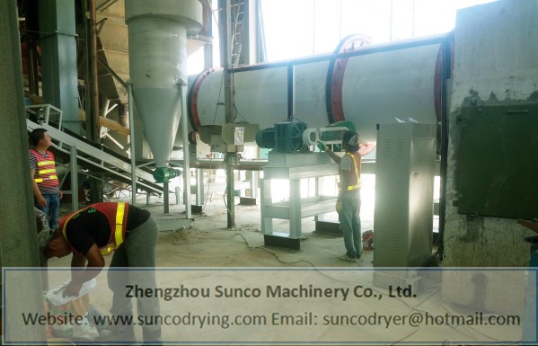 sand dryer, sand drying machine, rotary sand dryers