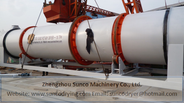 sand dryer, sand drying machine, sand rotary dryer