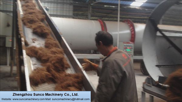 Oil Palm Fiber Drying Machine, rotary palm fiber dryer, driers,