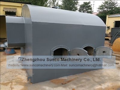 waste wood fired hot air furnace for poultry manure drying machine