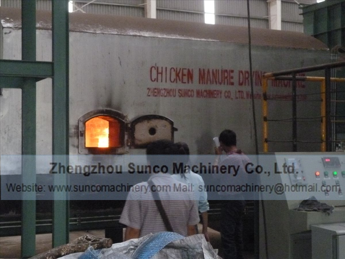 coal fired mechanical hot air furnace for chicken manure dryer