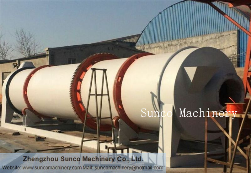 silica sand dryer machine structure